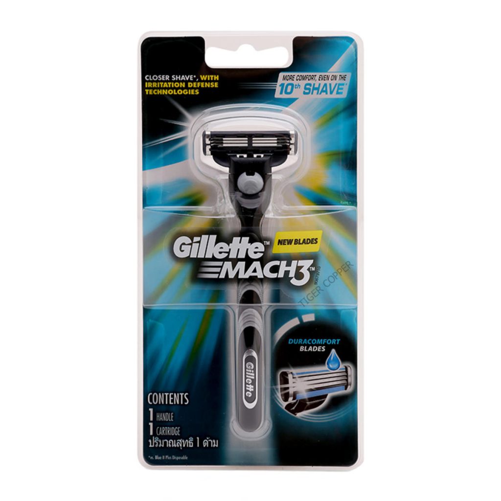 GILLETTE VECTOR REFILL CARTRIDGE PACK 4'S