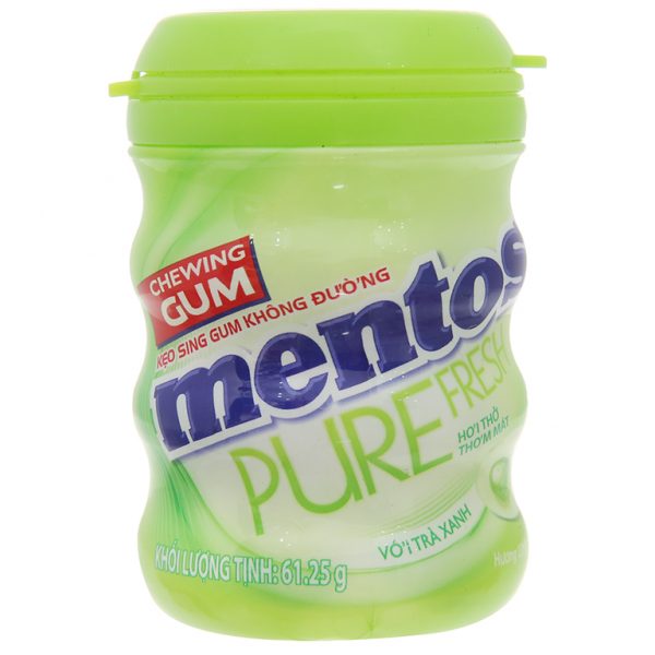 Mentos Pure Fresh Bubble Fresh Flavour Sugar Free Gum 30G