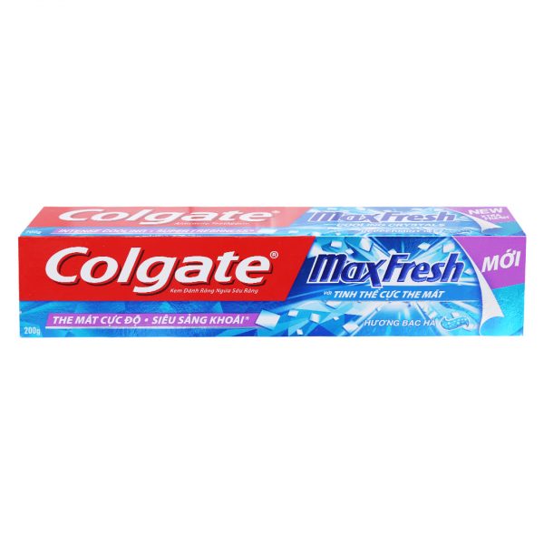 COLGATE TOOTHPASTE MAXFRESH PEPPERMINT ICE 200G