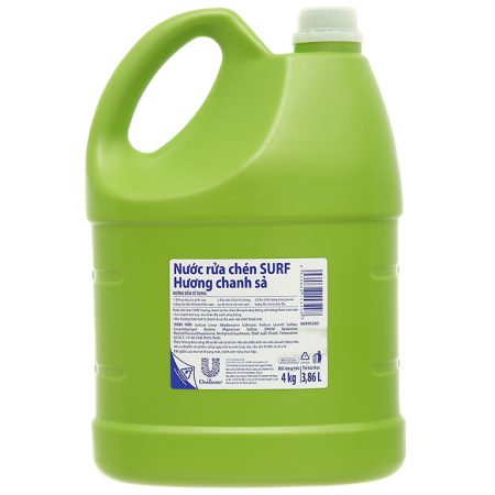 SURF DISHWASHING LIQUID LEMONGRASS SCENT 4KG (3.86L)